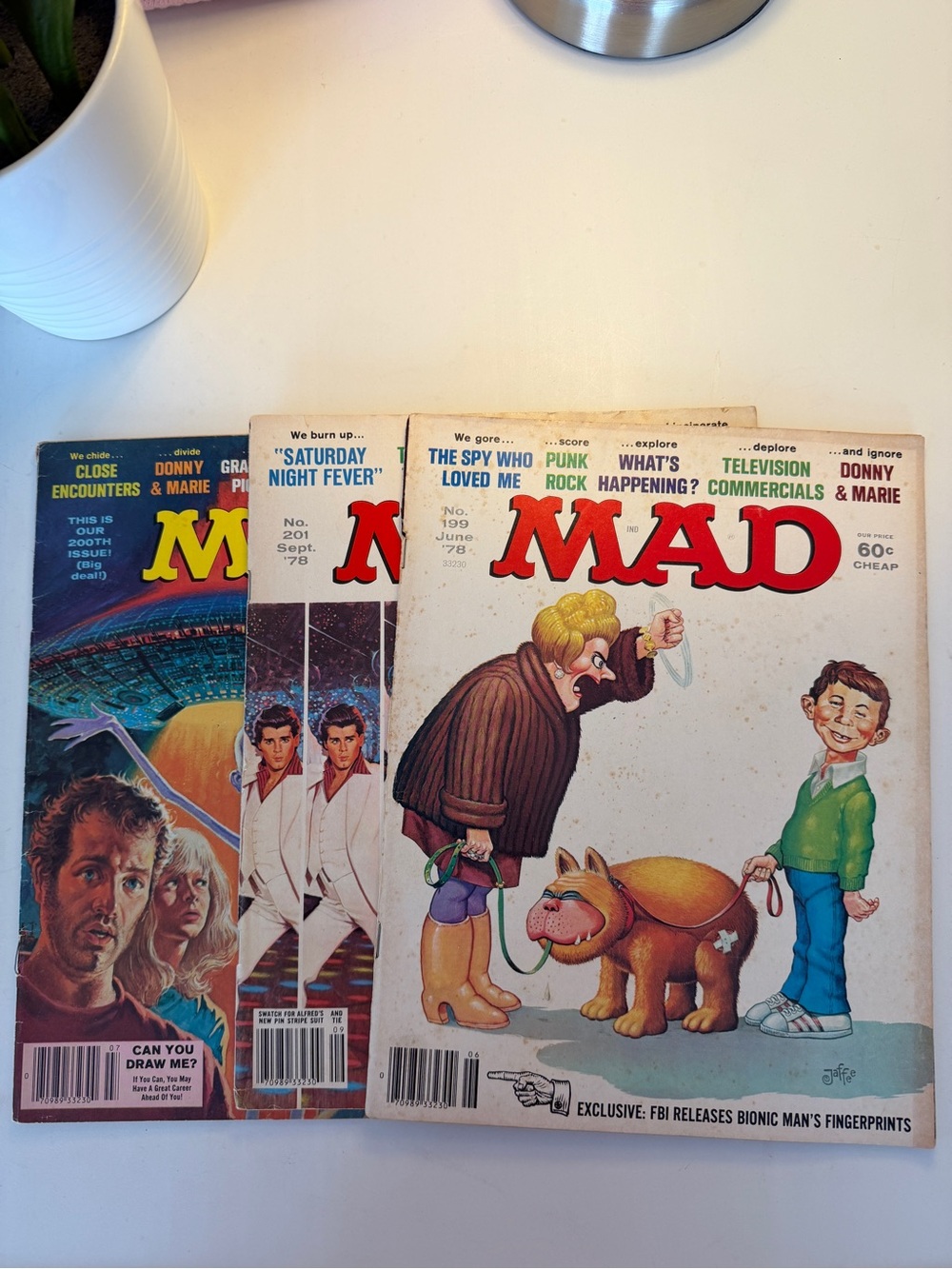 3 MAD Magazines from 1978 - Vintage Comics